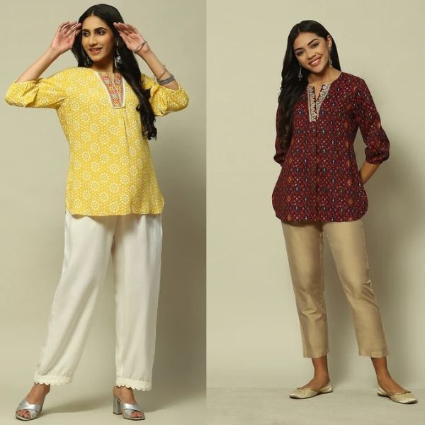 short kurtis for women